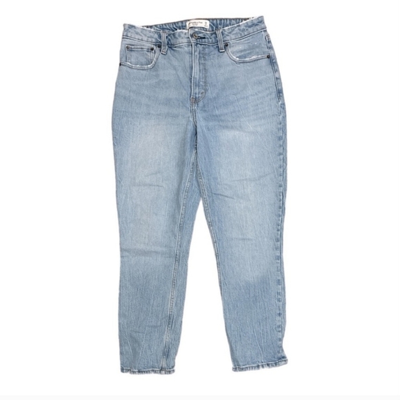 Abercrombie & Fitch The Skinny High Rise Curve Love Short Jeans - Picture 5 of 5